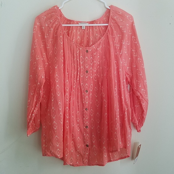 Sanoma Coral Blouse - Picture 1 of 3